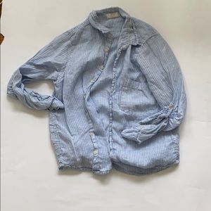 Linen button down